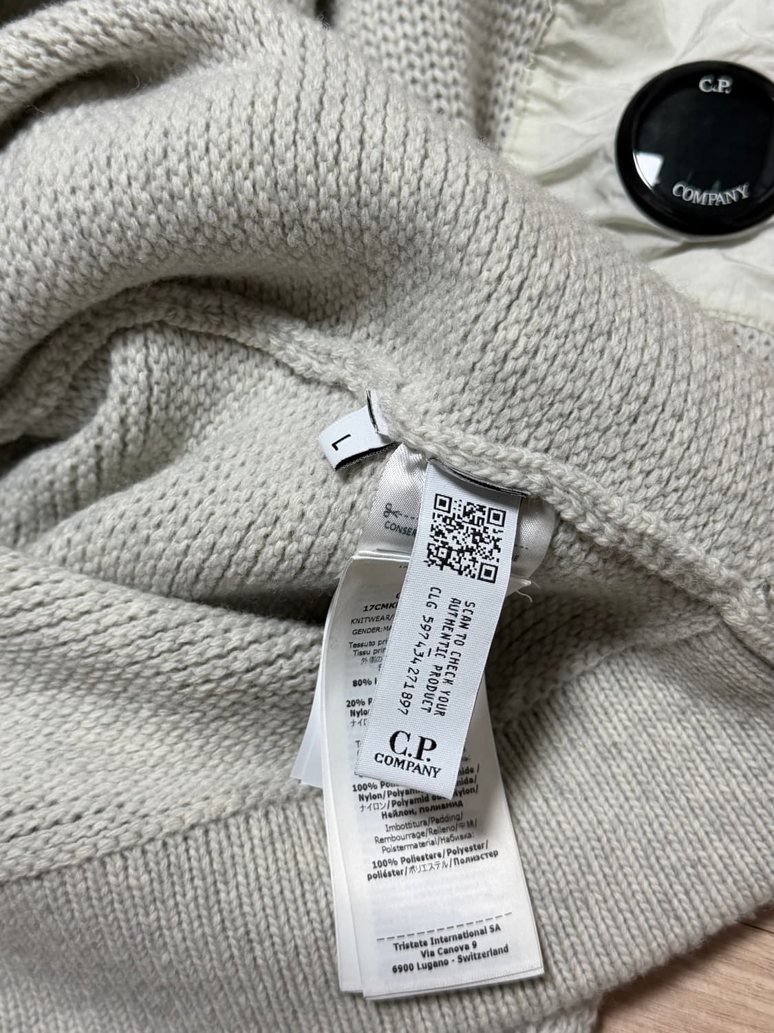 CP컴퍼니  아노락 니트 후드 해 상품이미지5