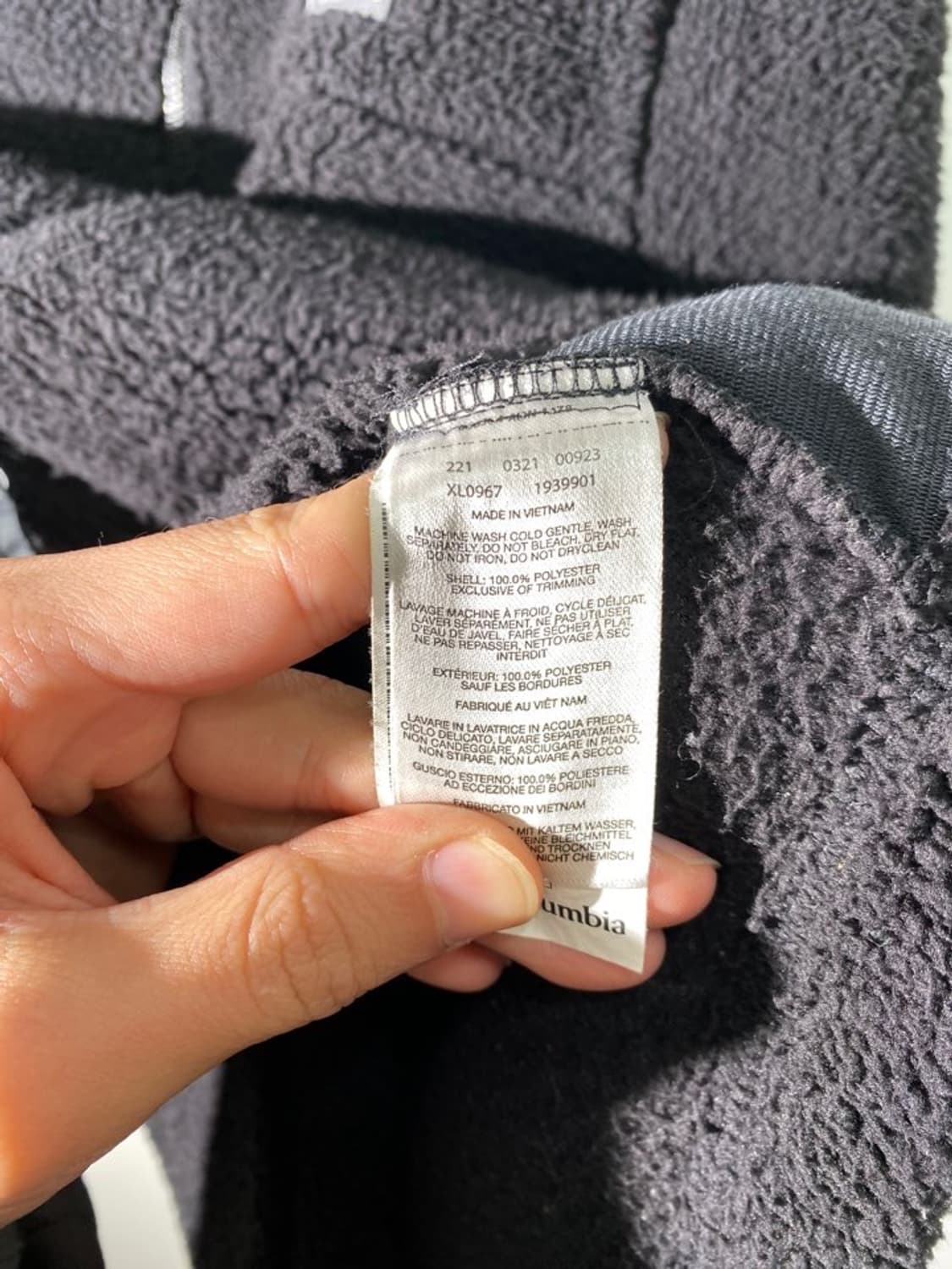 콜럼비아 후리스 플리스 집업 상품이미지4