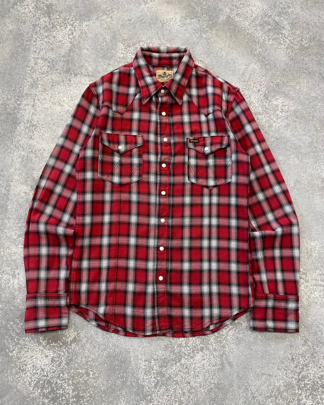 [M] Wrangler x AKM 랭글러 웨스턴 체크셔츠 상품이미지1