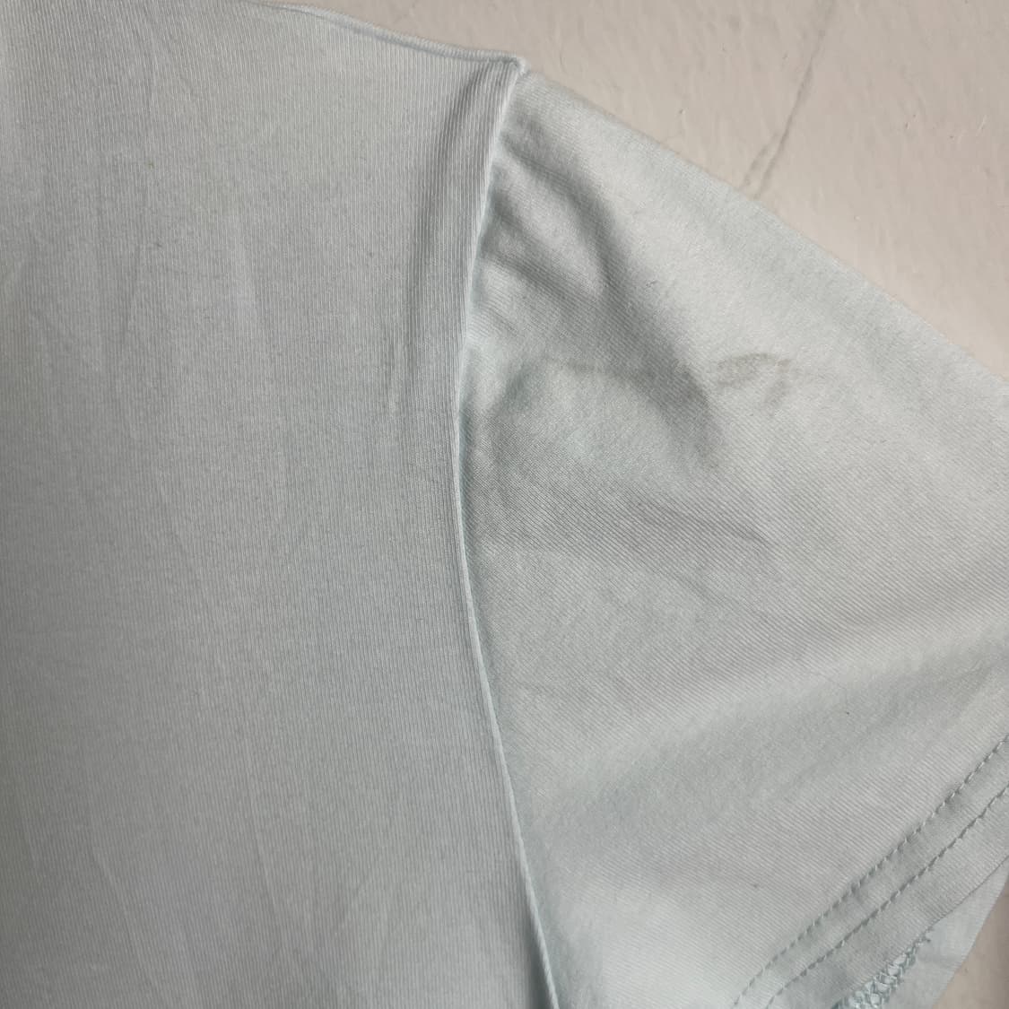꾸레쥬 파스텔 블루 셔링 반팔 티셔츠 40 상품이미지9