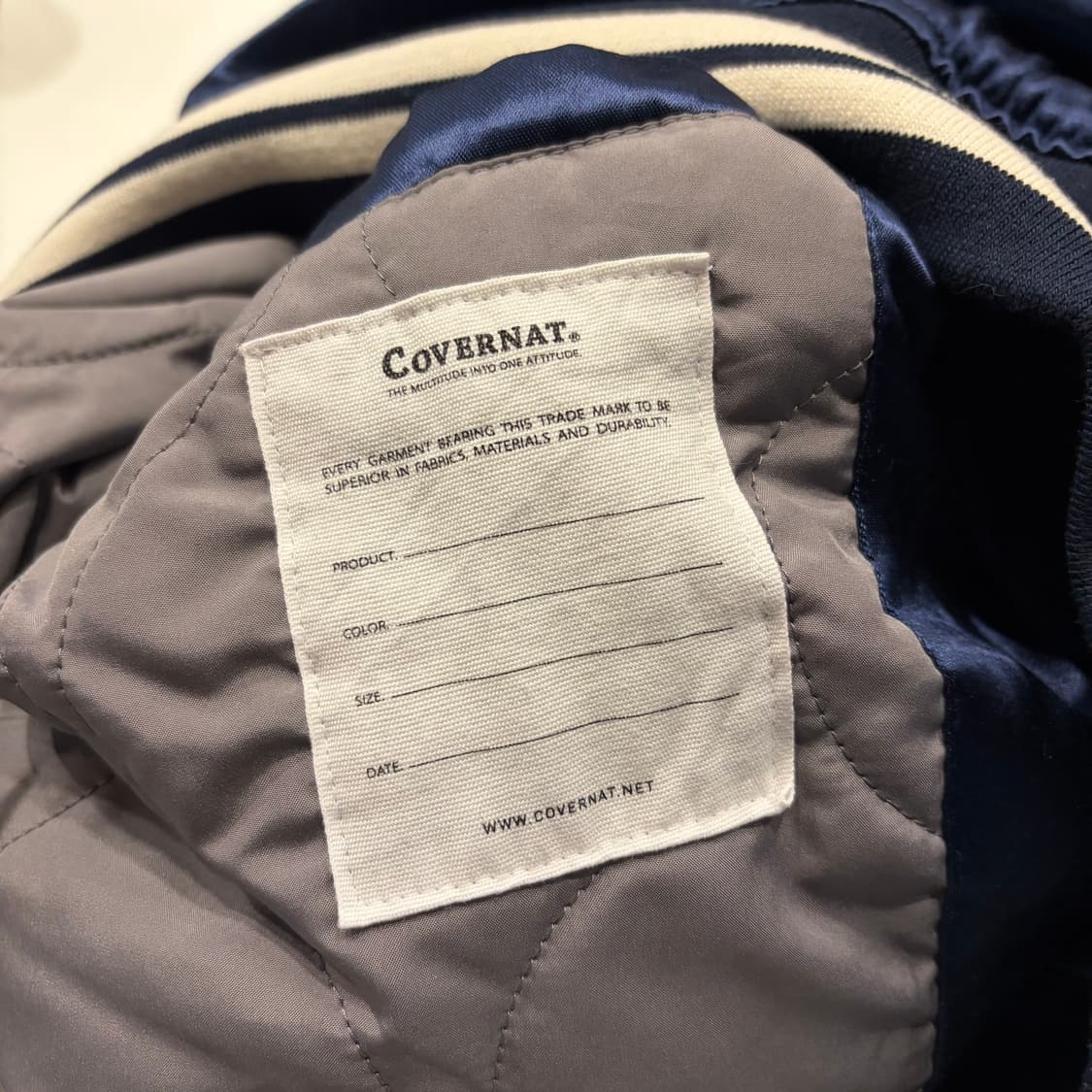 [XL] 16s 커버낫 폴리 스타디움 블루종 집업 자켓 C232 상품이미지7