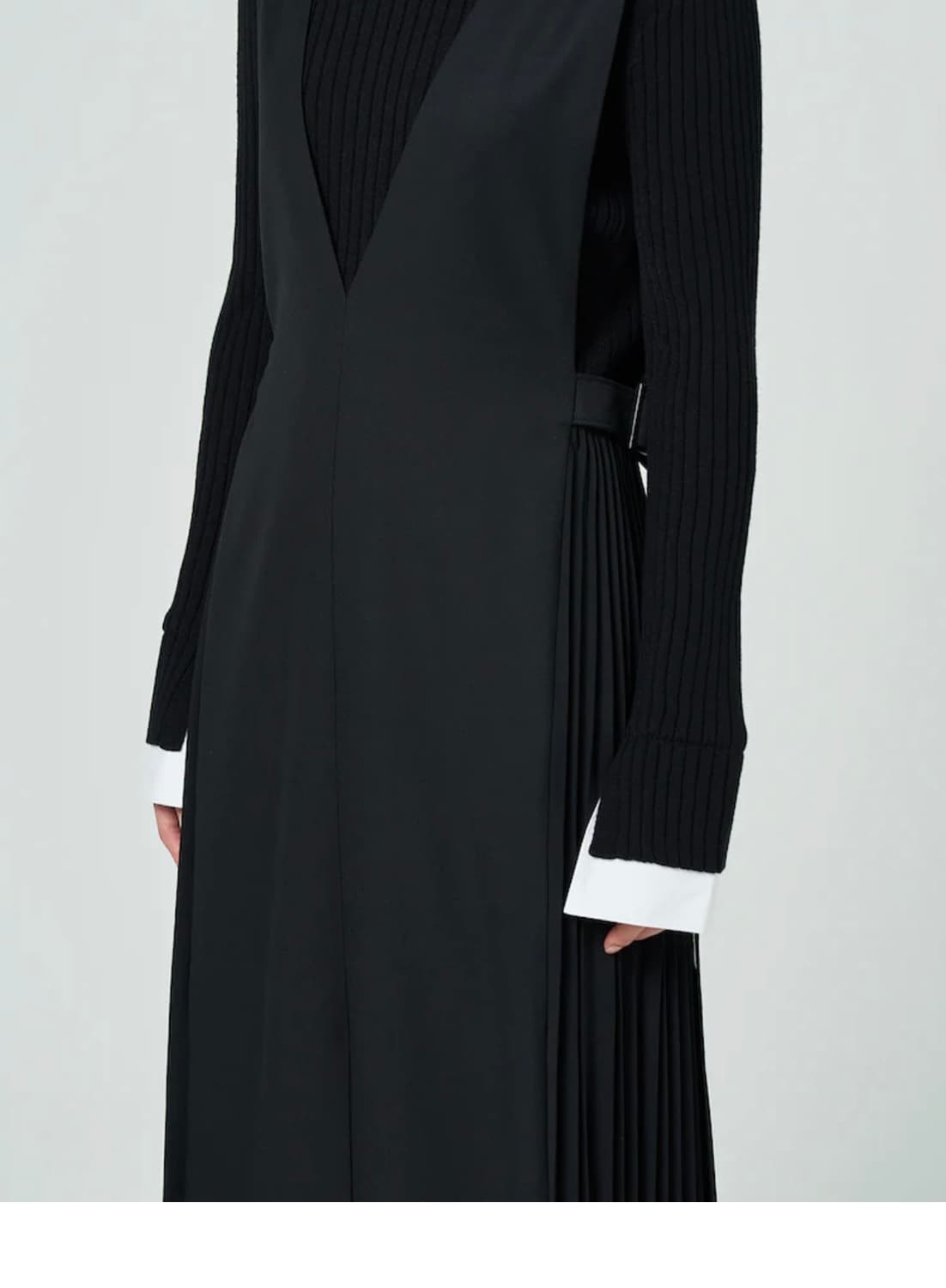 준지여성 junn.j 시그니처 브이넥 원피스 36 상품이미지3