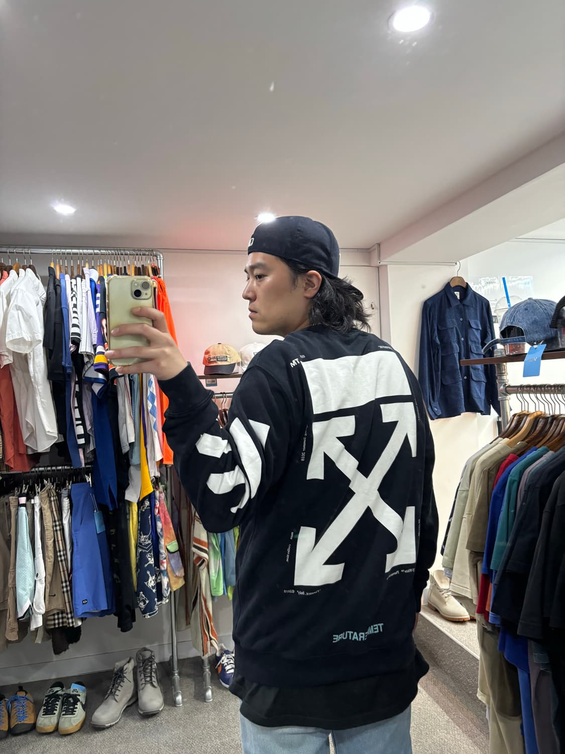 18ss 오프화이트 모나리자 맨투맨 상품이미지8