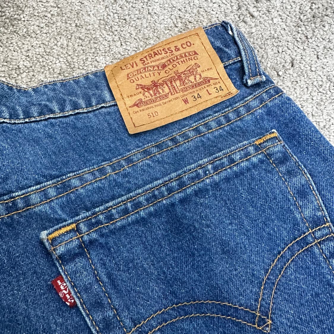 리바이스510 USA 90s 데님 팬츠(32) 상품이미지4