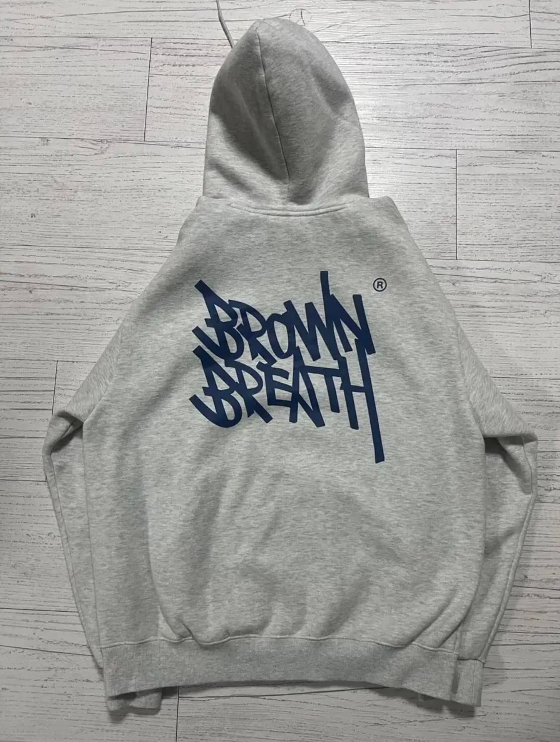 브라운브레스 태그 후드 애쉬 상품이미지2