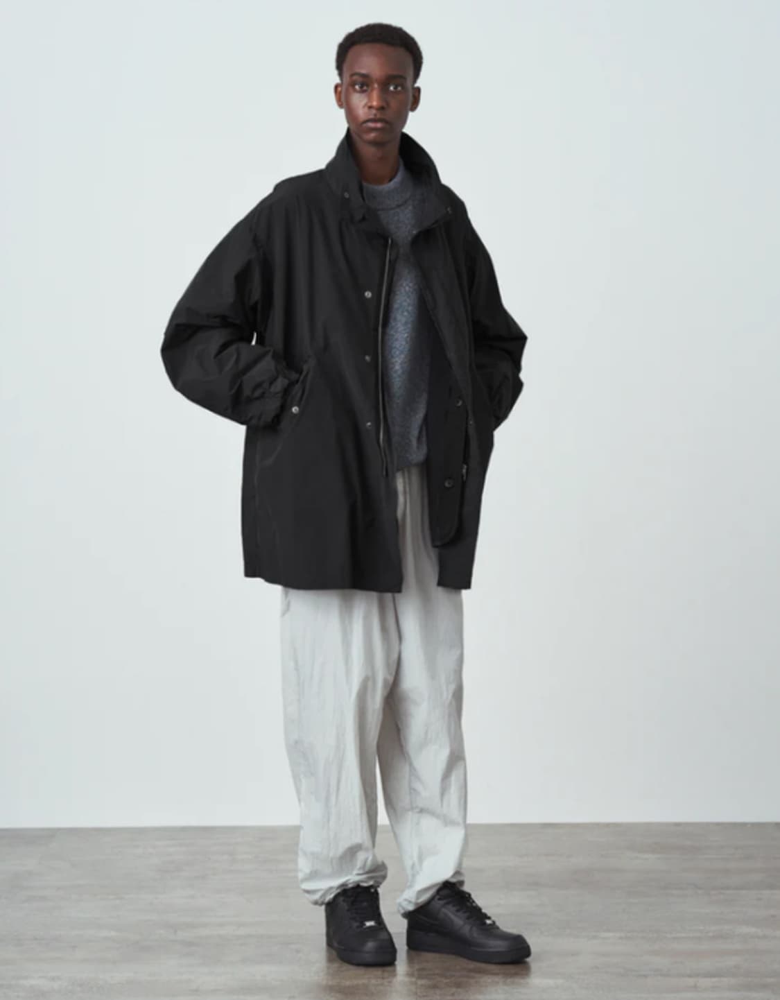 Aton 에어웨더 숏 모즈 코트 상품이미지4