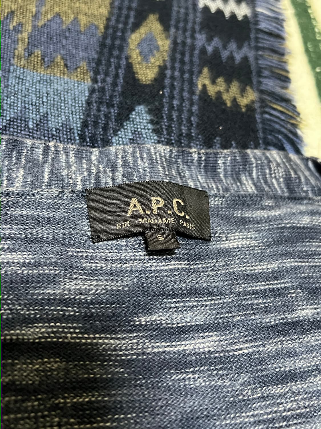 A.P.C. 마블 컬러 코튼 가디건  상품이미지3