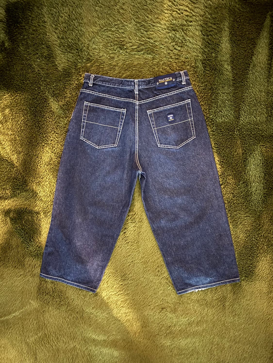 [38] 00s NAUTICA 노티카 USA 루즈 스트레이트 크롭 데님 상품이미지7