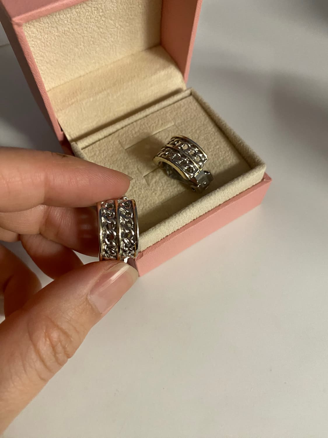 일본 빈티지 꼬임 이어링 귀걸이 귀찌형 상품이미지6