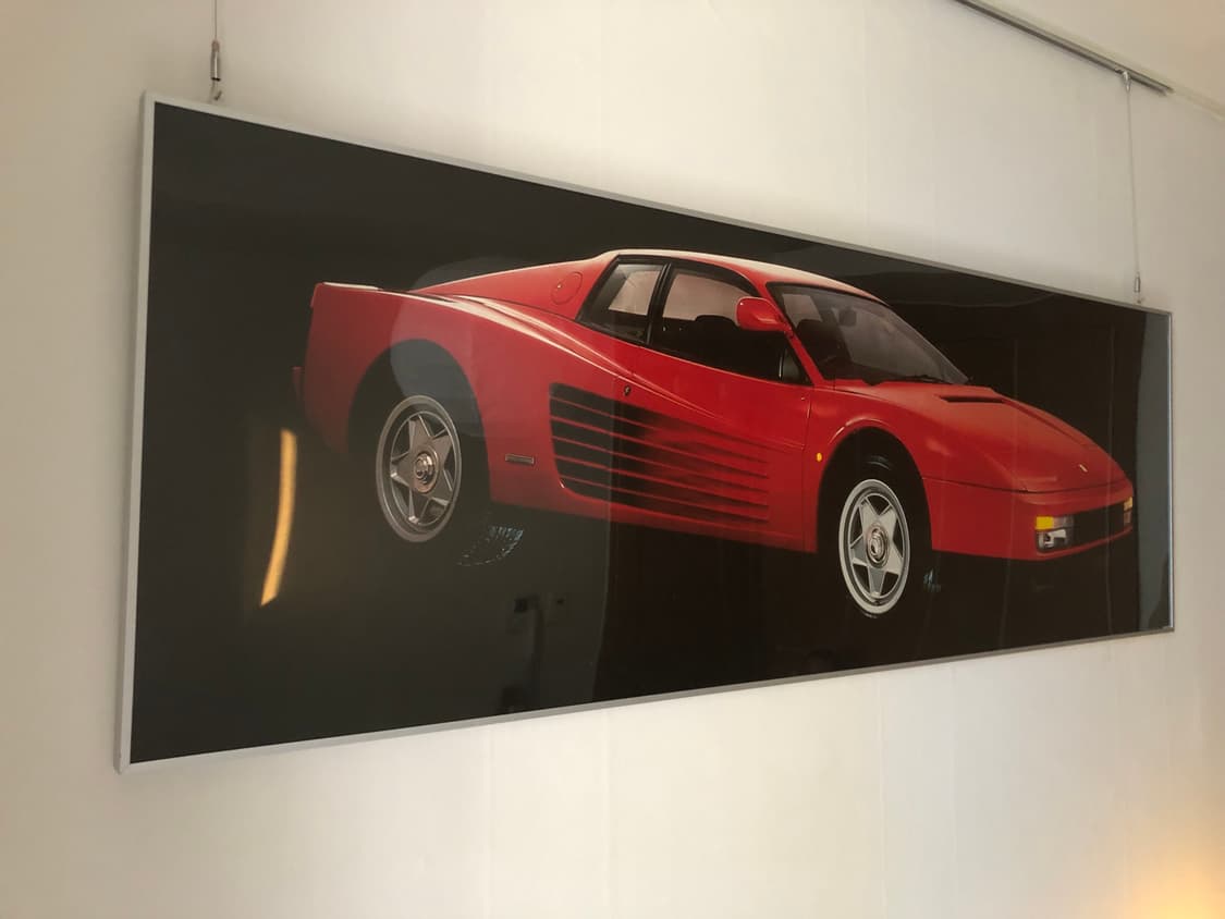 Vintage 1980 Ferrari Testarossa poster 상품이미지2