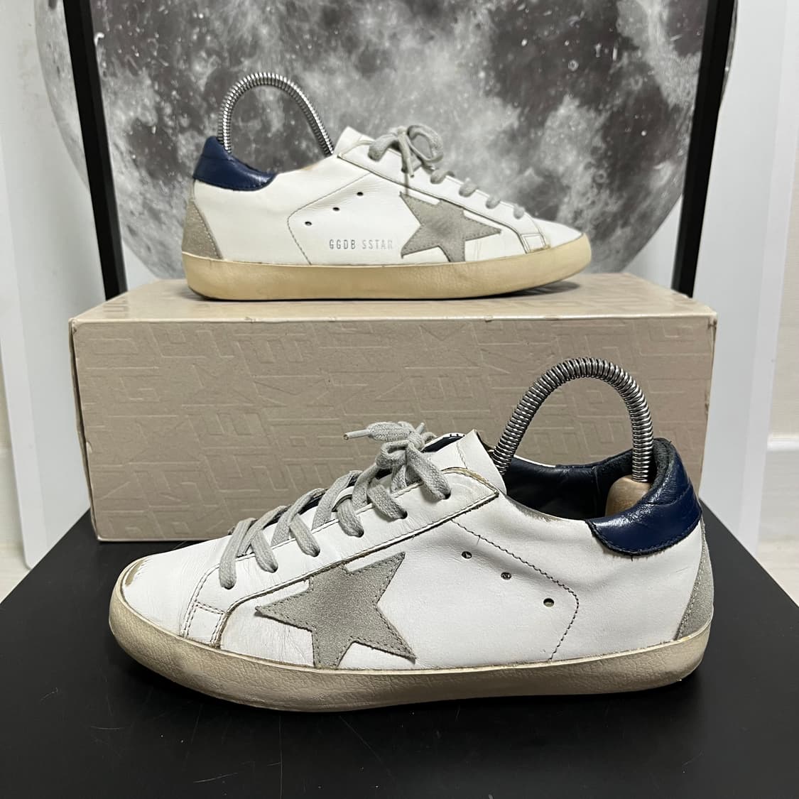 정품 36) 골든구스 네이비탭  스니커즈 230~235 상품이미지1