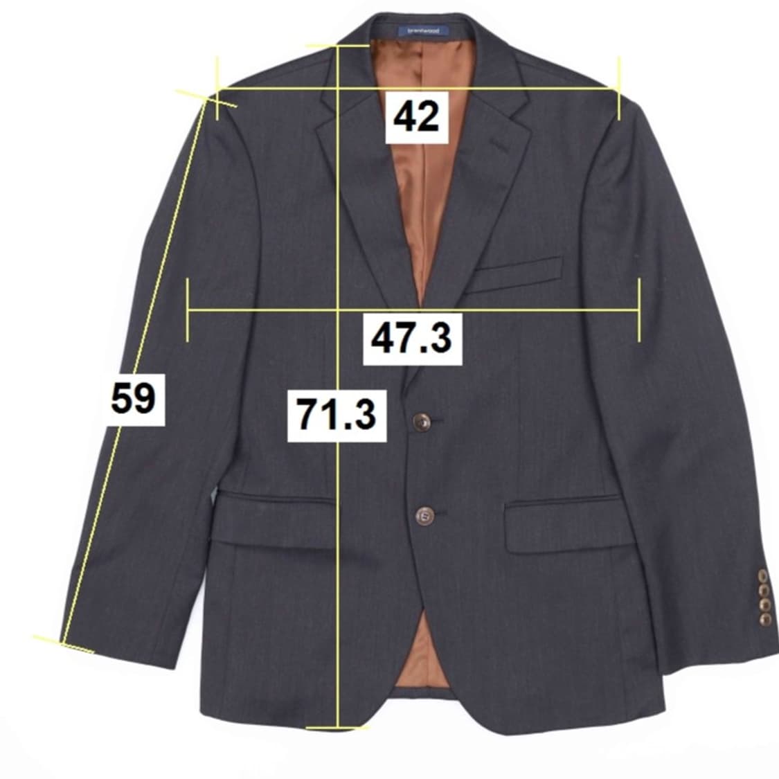 [95/78] 코오롱 브렌우드 정장 수트 세트 셋업 3992 상품이미지9
