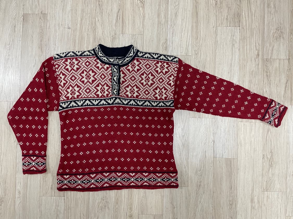 100) 80s 엘엘빈 버드아이 아노락 스웨터(미국제)RRL&LVC&폴로 상품이미지1