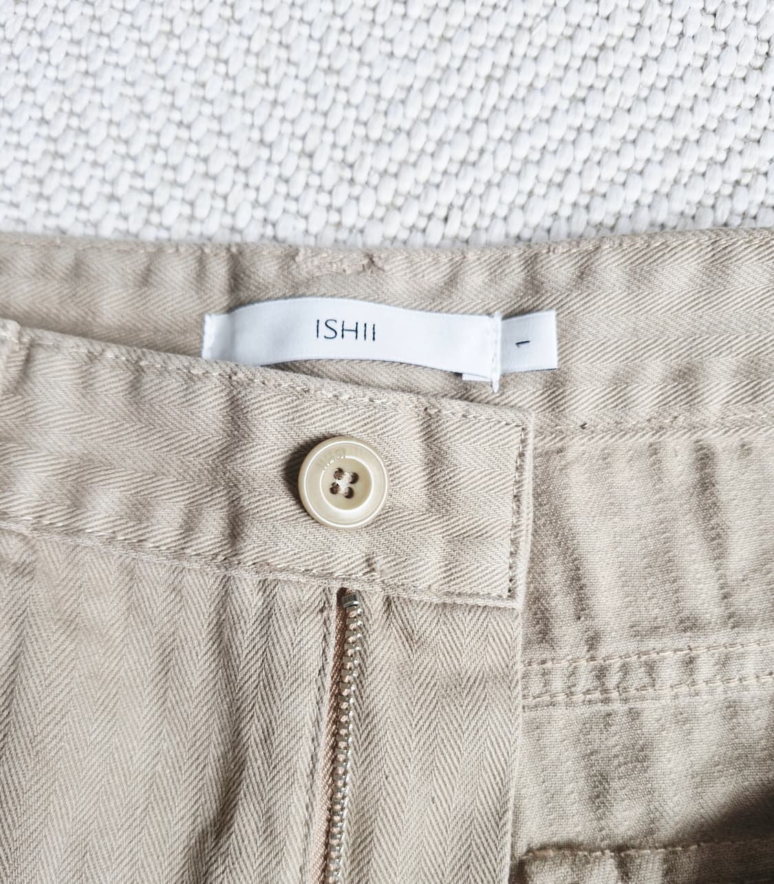 ISHII 이시이 헤링본 카펜터 팬츠 M 상품이미지6