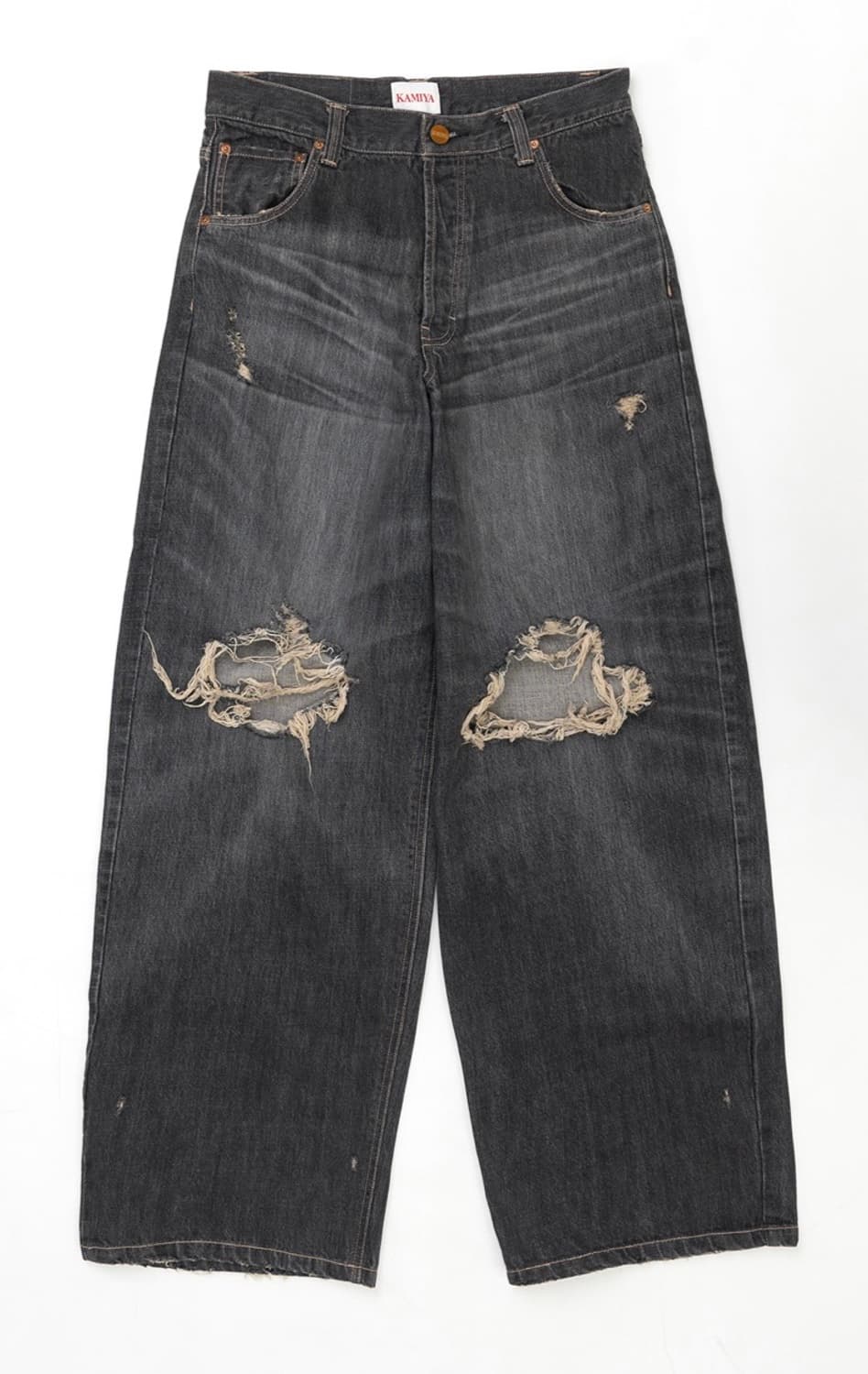 [S] KAMIYA 카미야 데님 와이드 팬츠 상품이미지5
