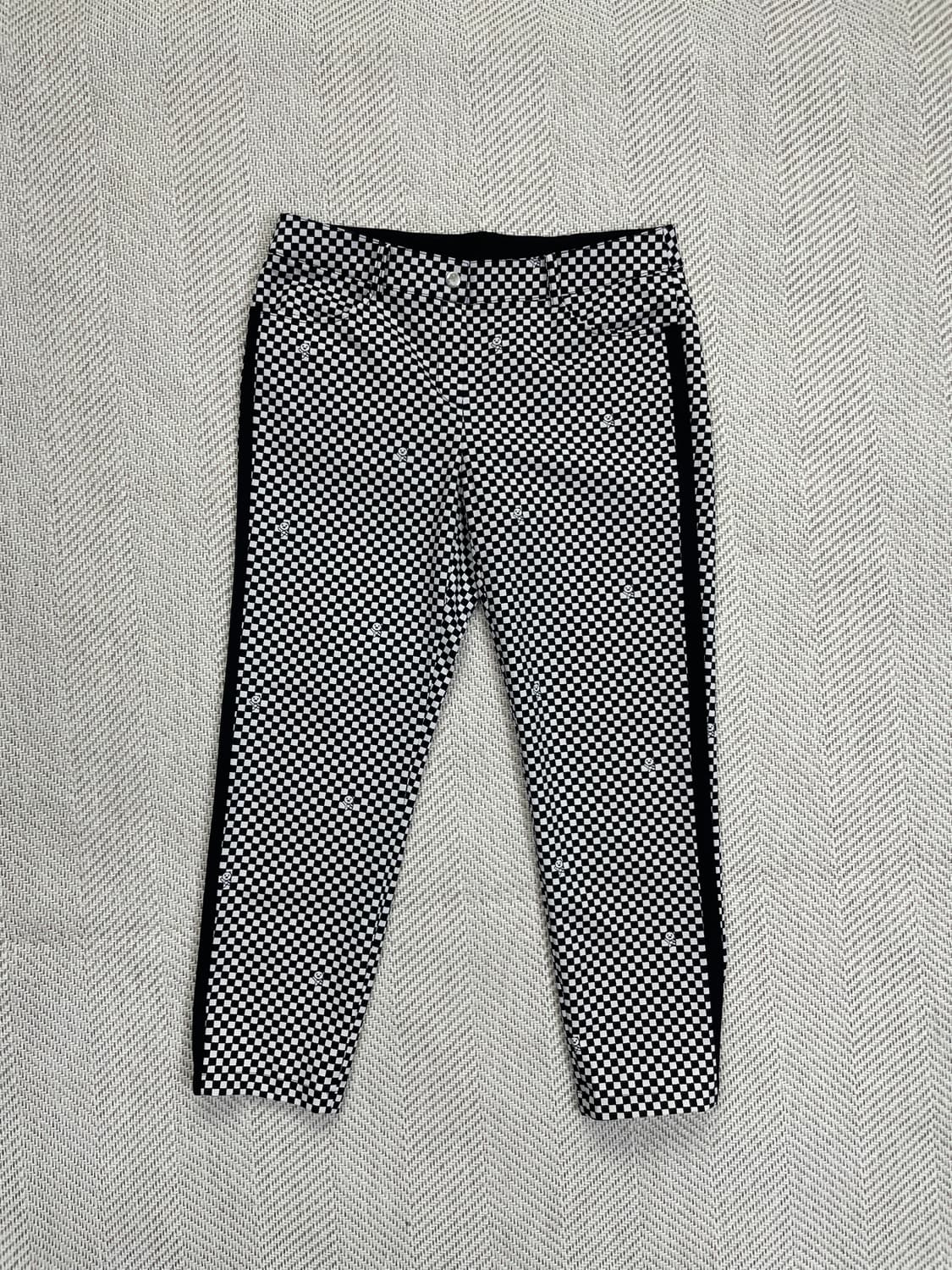 까스텔바작 여성 체크 패턴 바지 L(76) 상품이미지1