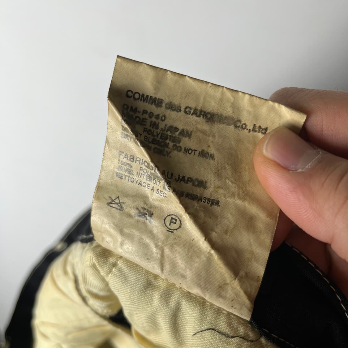 [CDG] 14S/S 꼼데가르송 옴므 듀스 커브드 슬랙스 상품이미지6