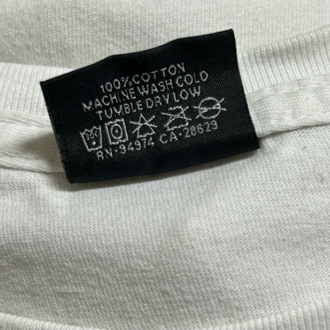 스투시 베이직 반팔 티셔츠 화이트 L 상품이미지7