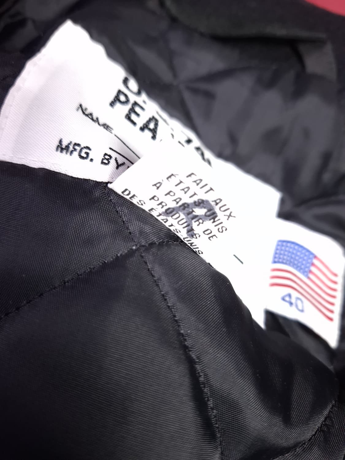 새제품 오리지날 신형 미국제조 미해군 TYPE 쇼트사 울 싱글 피코트 상품이미지5