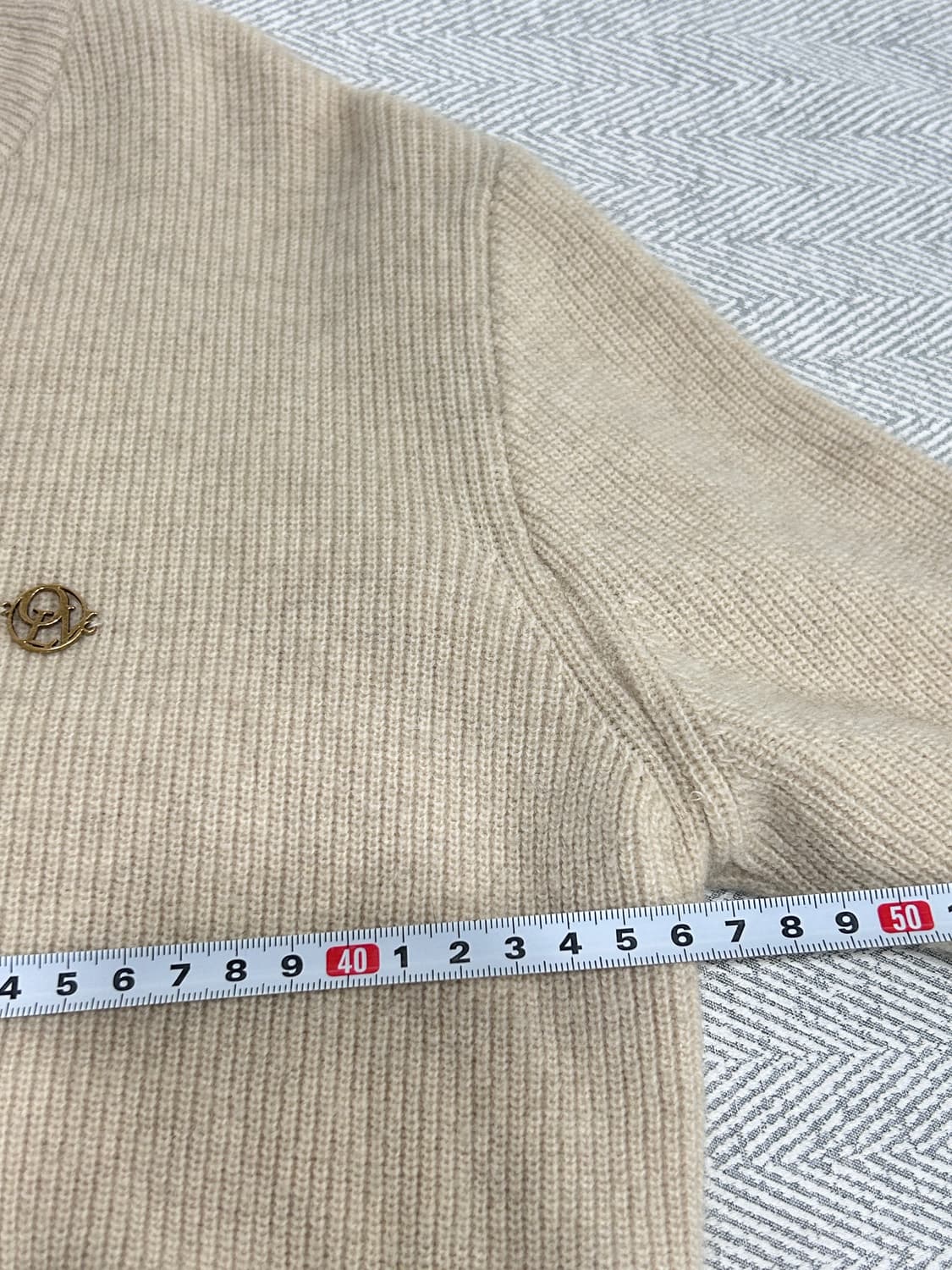 올리브데올리브 폭스 니트 가디건 55 아이보리 상품이미지7