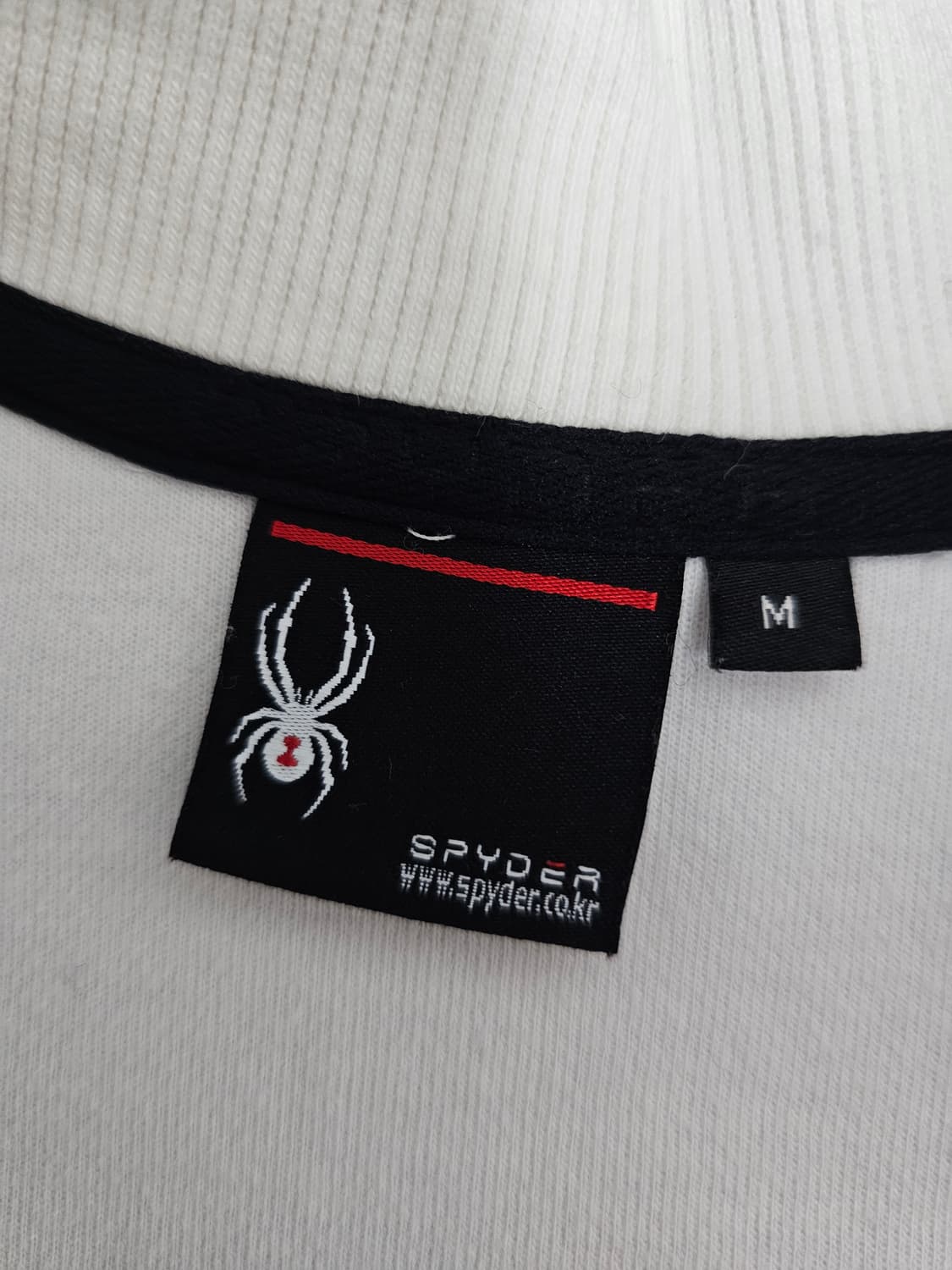 스파이더 화이트 텍스처 집업 자켓 M 상품이미지3