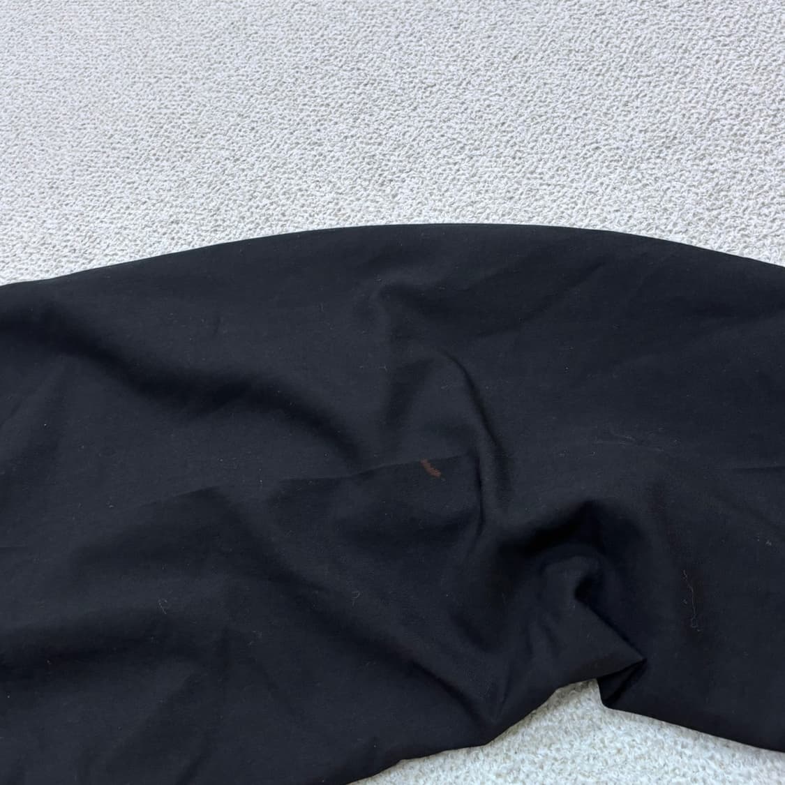 33 무신사스탠다드 블랙 와이드 레그 슬랙스 팬츠 0601E2 상품이미지5
