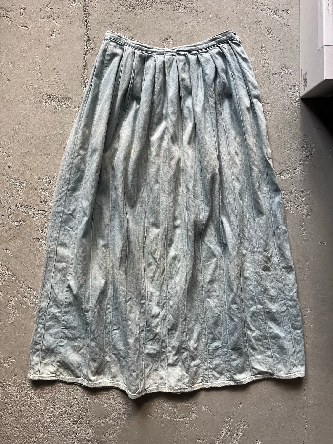 vintage denim skirt 상품이미지7