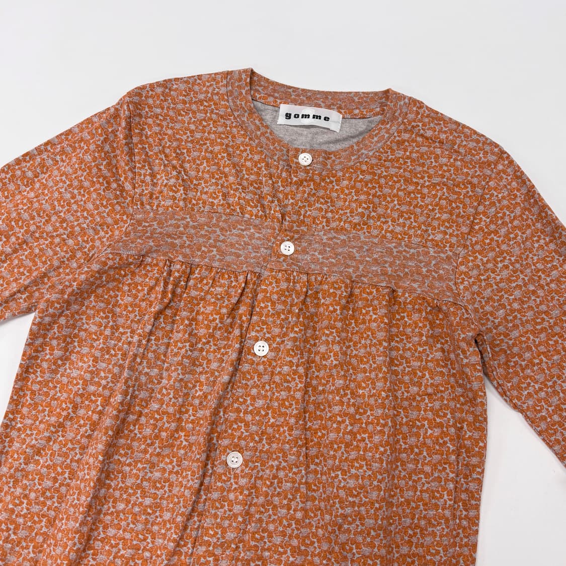Gomme floral shirring cardigan 상품이미지3