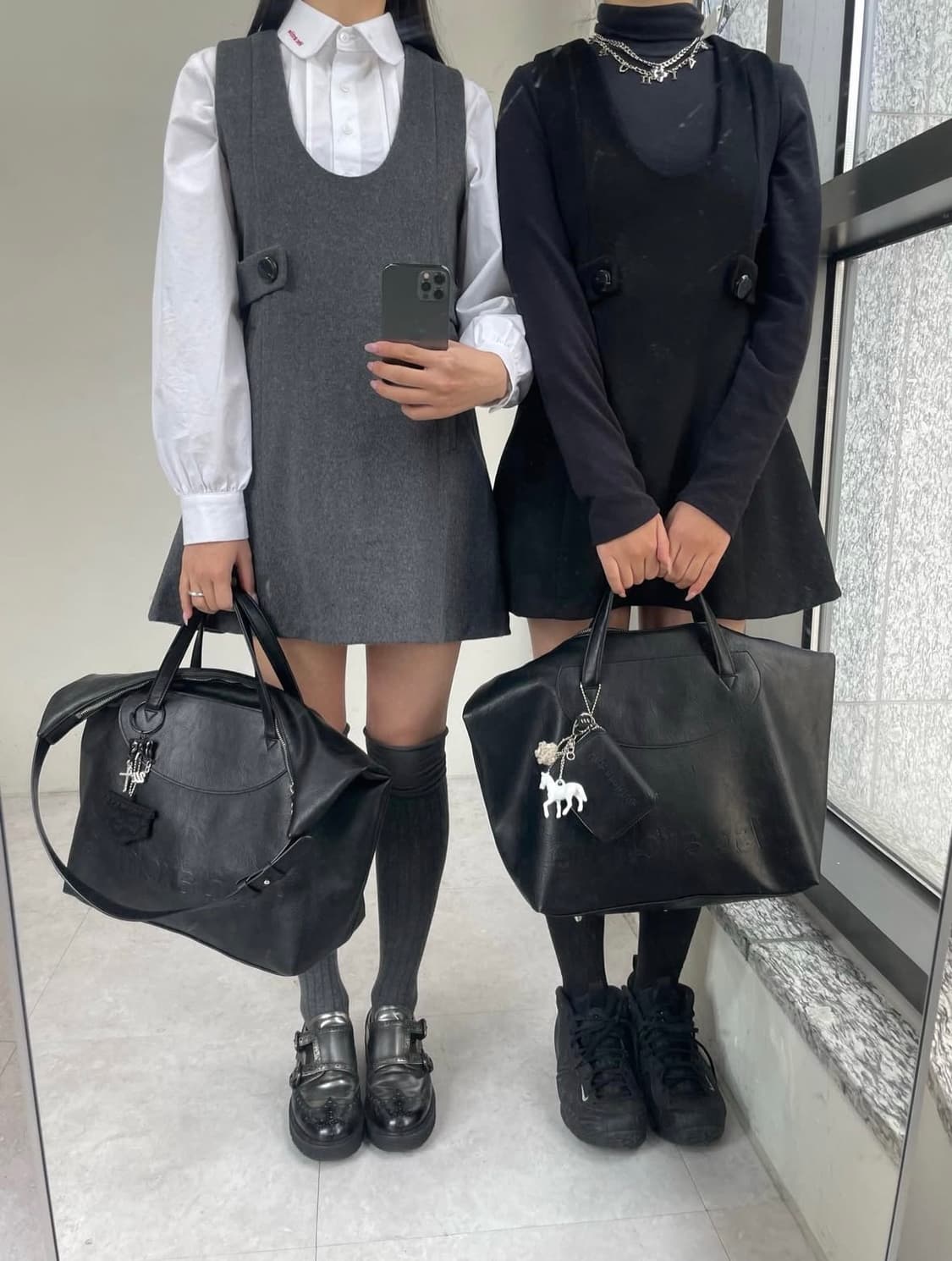 WSC _ Wool button mini dress 001 상품이미지1