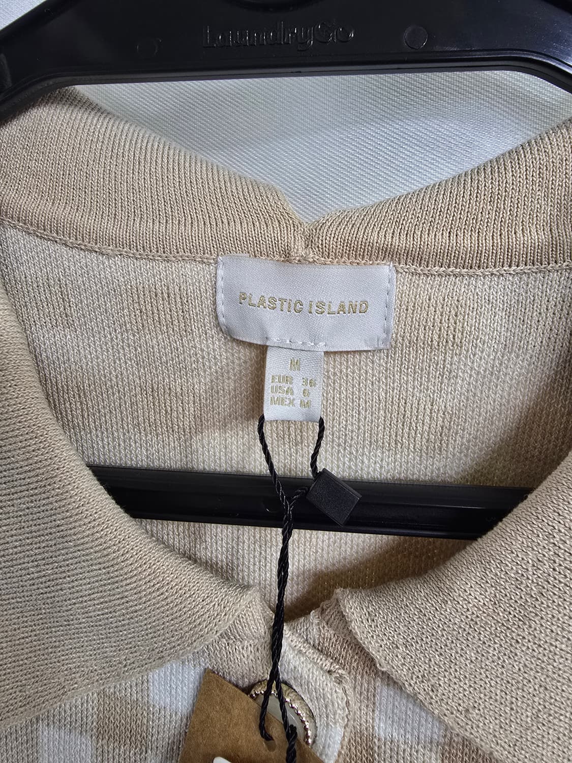 플라스틱아일랜드 체크 반팔 가디건 (1843) 상품이미지3