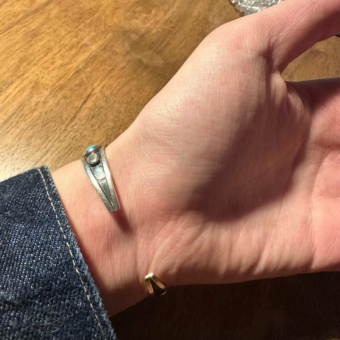 나바호 네이티브아메리칸 주얼리 터키석 뱅글 mex 925실버 상품이미지6