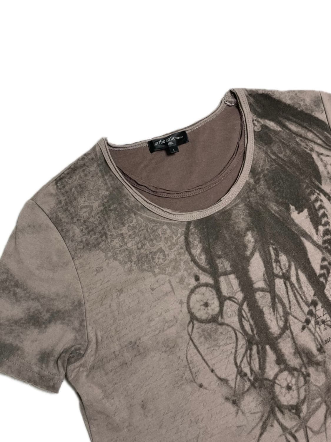 In the attic 인더아틱 인더애틱 반팔 펑크 갸루 y2k 그런지 상품이미지2