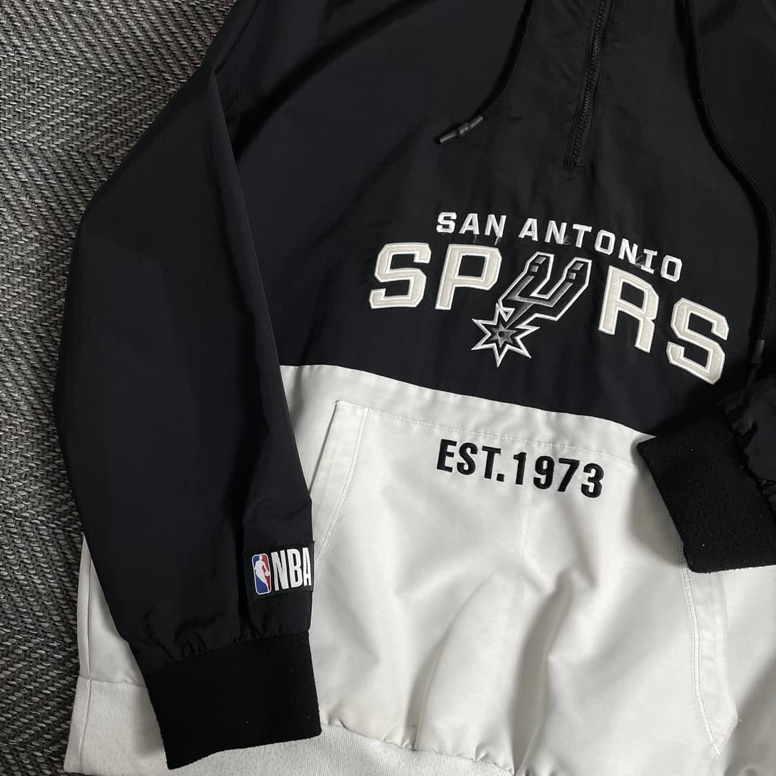 NBA 샌안토니오 스퍼스 빅로고 아노락 웜업o 2819 상품이미지4