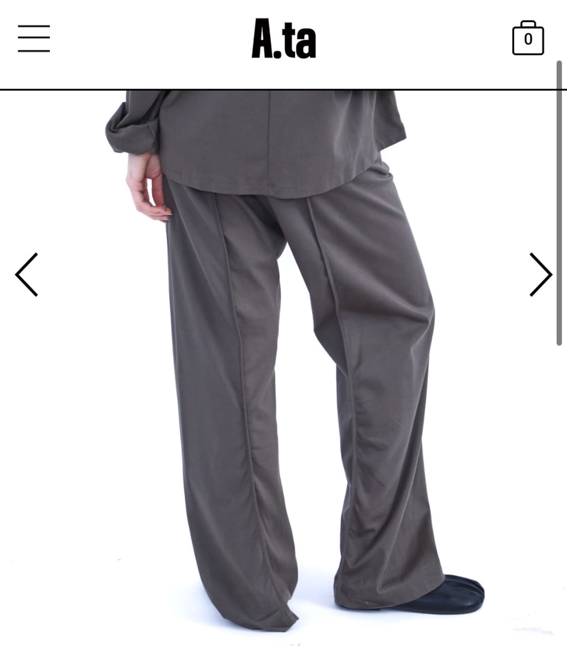 [구매,교환]a.ta 스웻팬츠 s사이즈 모스컬러 상품이미지1