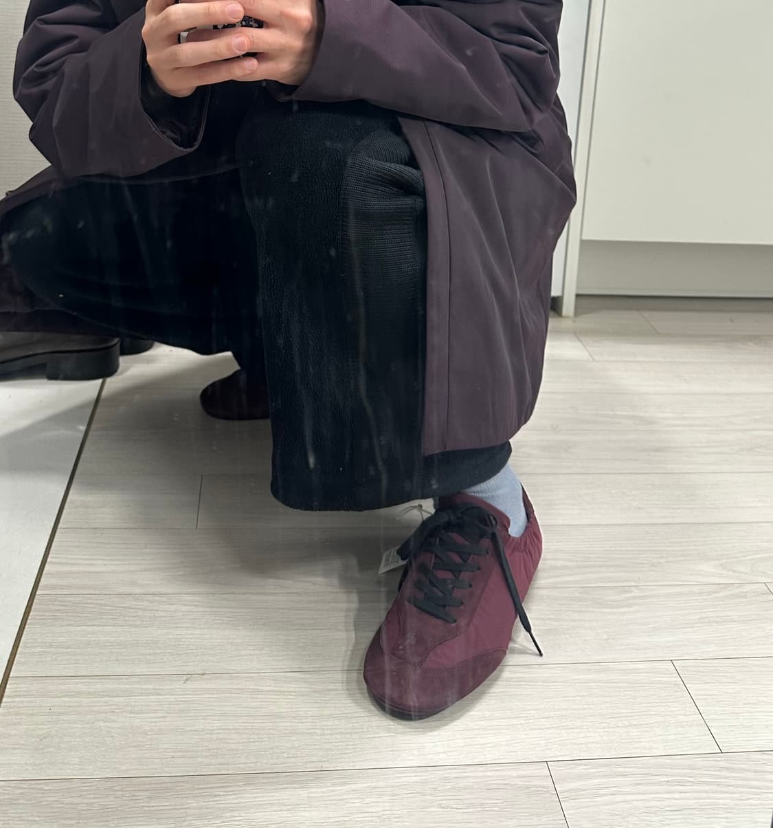 Cos 스웨이드 나일론 트레이너 상품이미지2