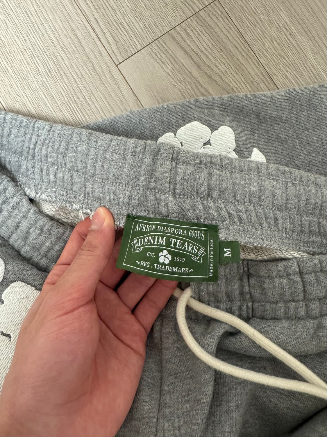 정품) 데님티어스 코튼리쓰 그레이컬러 팬츠 바지 M사이즈 상품이미지4