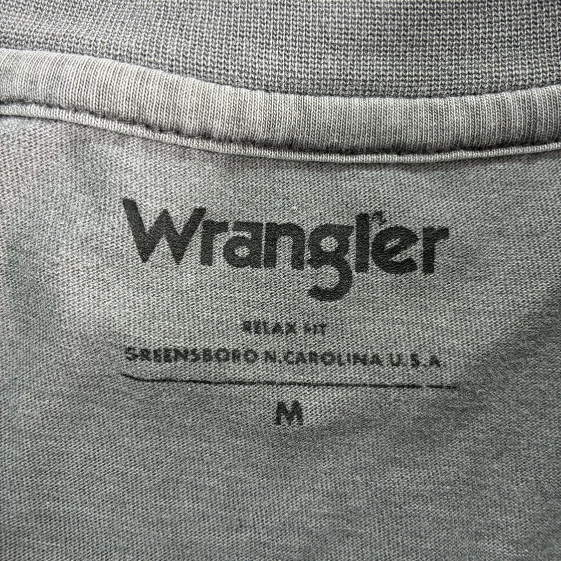 Wrangler  랭글러 USA 레이싱 그래픽 차콜 반팔티  상품이미지4
