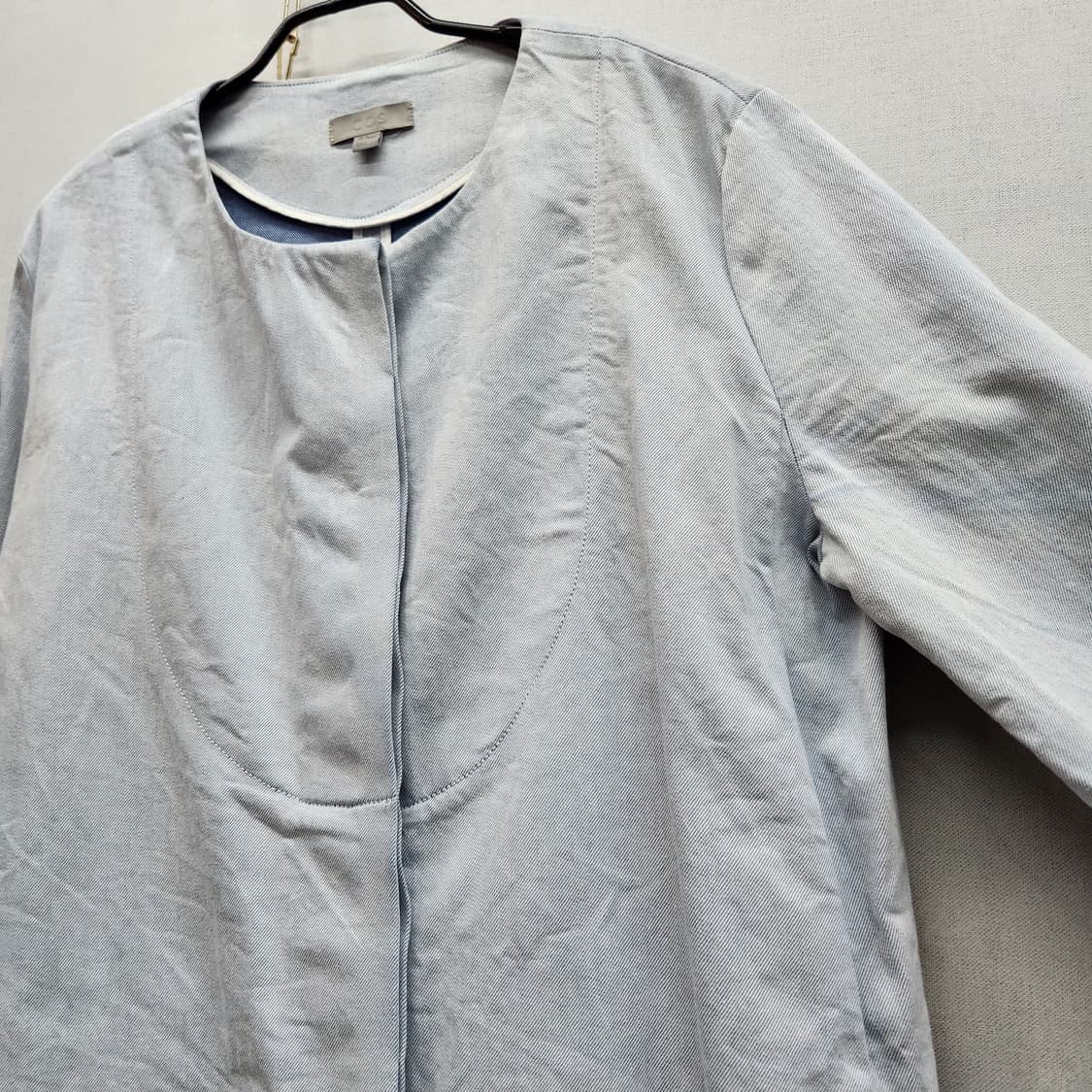 COS 코스 노카라 스티지 자켓 42(L) 상품이미지3