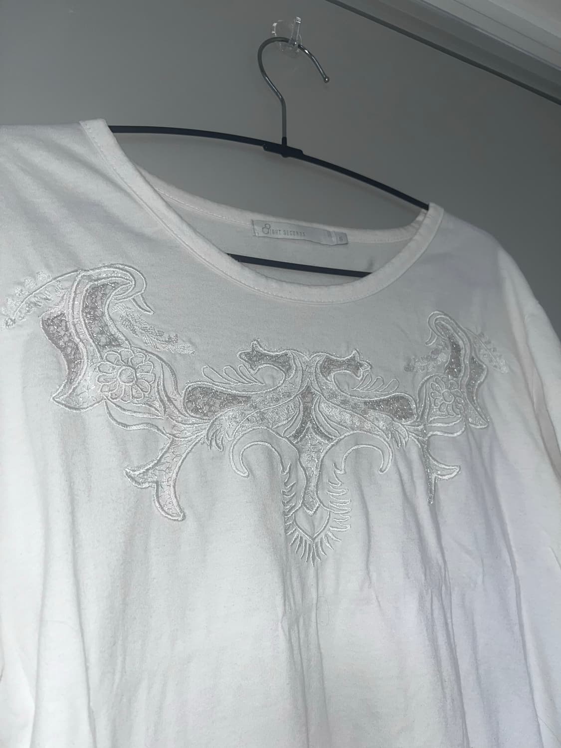 펑크 y2k 갸루 레이어드 고딕 고스 화이트 그런지 디테일 펀칭 너드 상품이미지2