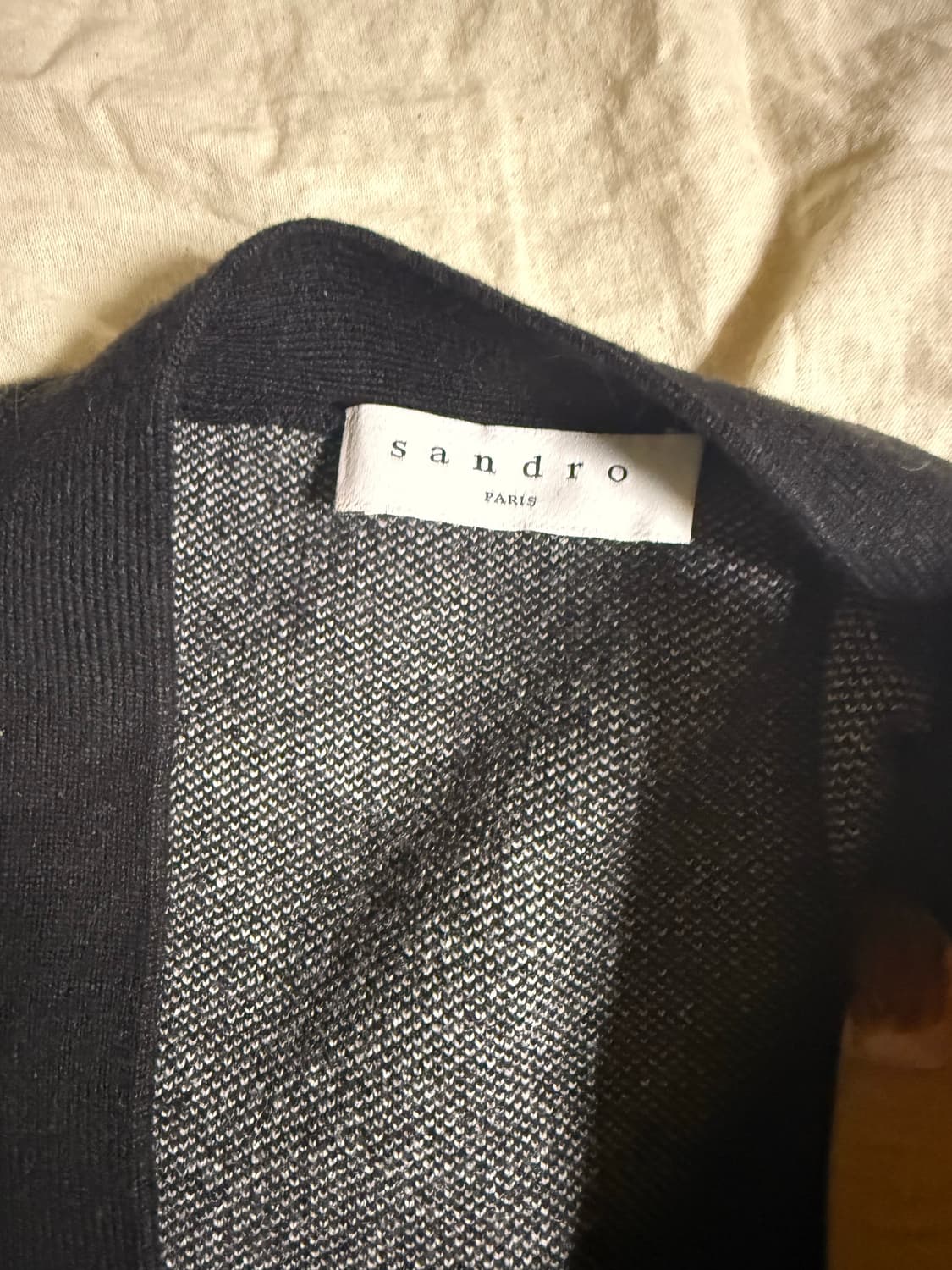 산드로 번개 니트 가디건  상품이미지6