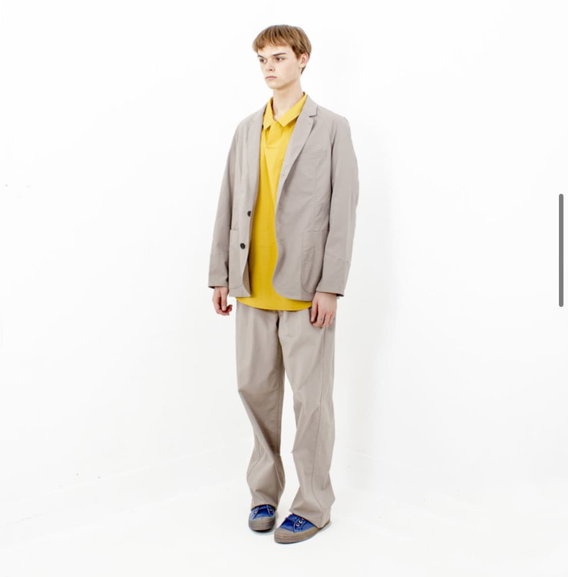 도큐먼트 그레이 턱 트라우져 상품이미지2