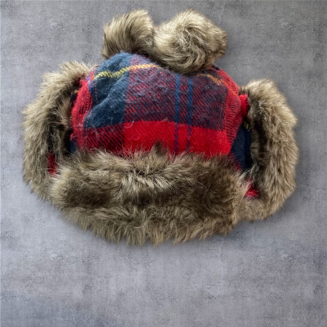 아베크롬비 Abercrombie 레드 체크 트루퍼햇 상품이미지4