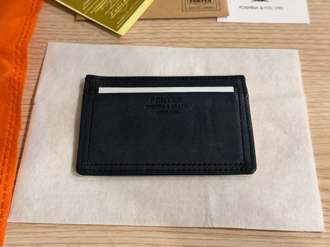 포터 pass&card case 129-06015 카드지갑 네이비 상품이미지2