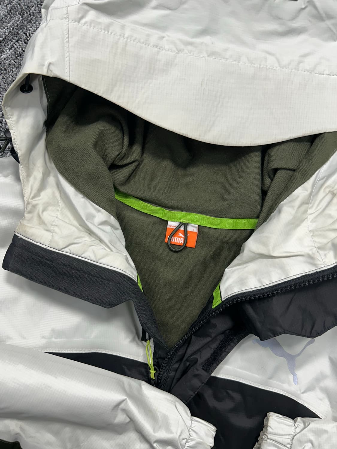 푸마 올드스쿨 배색 바람막이 L 상품이미지5