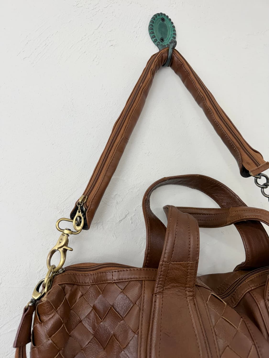 GOA 고아 위빙 레더백 with 디테쳐블 체인 상품이미지3