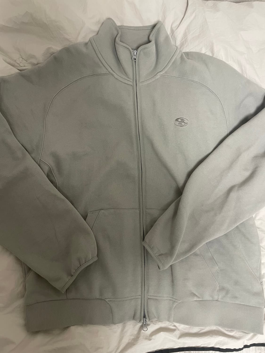 산산기어 스웻 집업 탄 상품이미지2