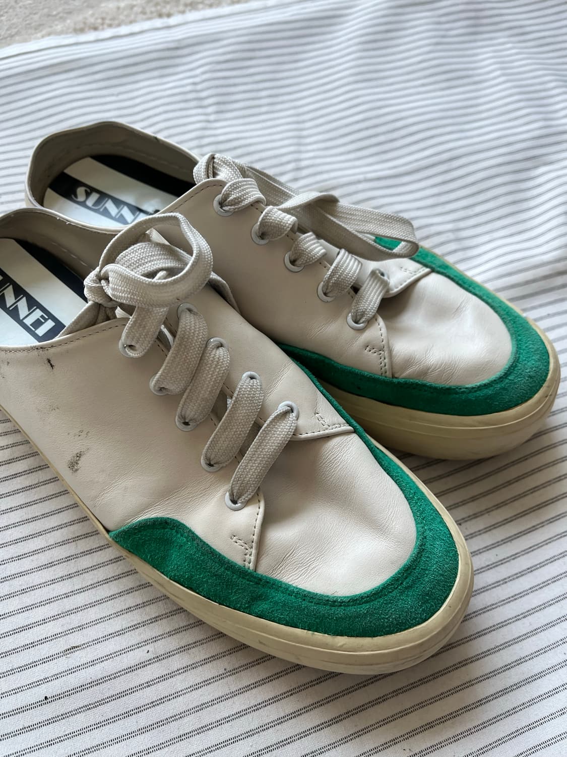 SUNNEI 레더 / 스웨이드 스니커즈 (270) 상품이미지4