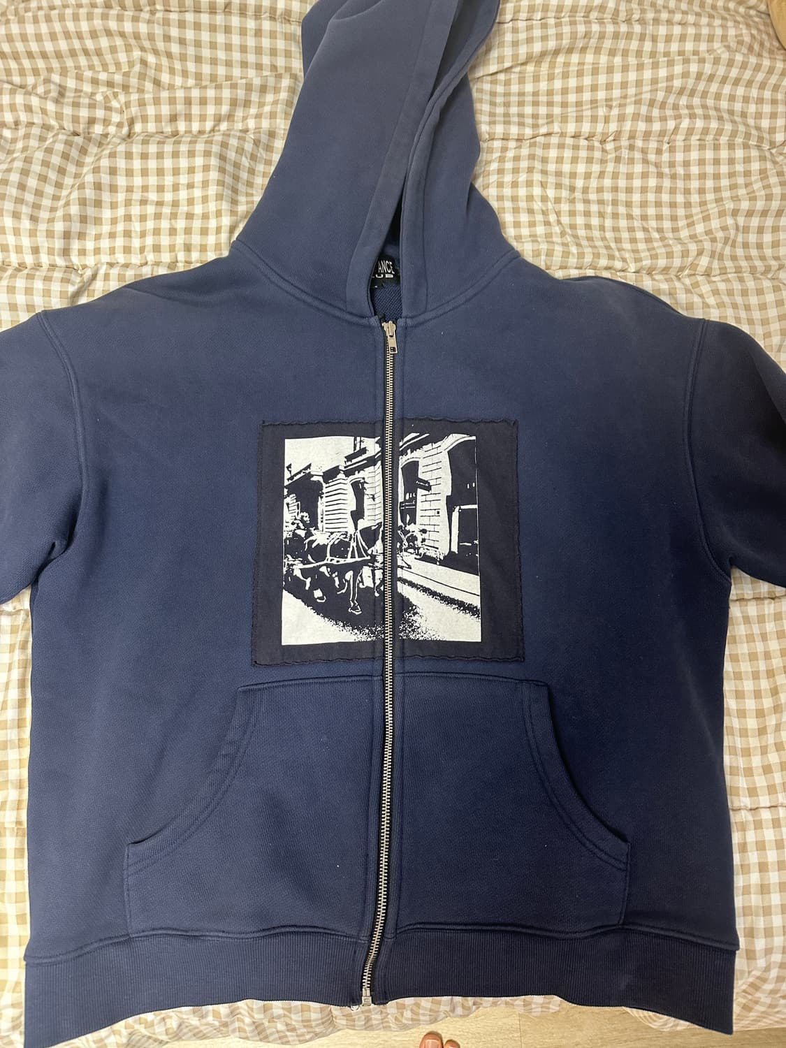 에모스텐스클럽 후드집업 네이비 1 상품이미지2