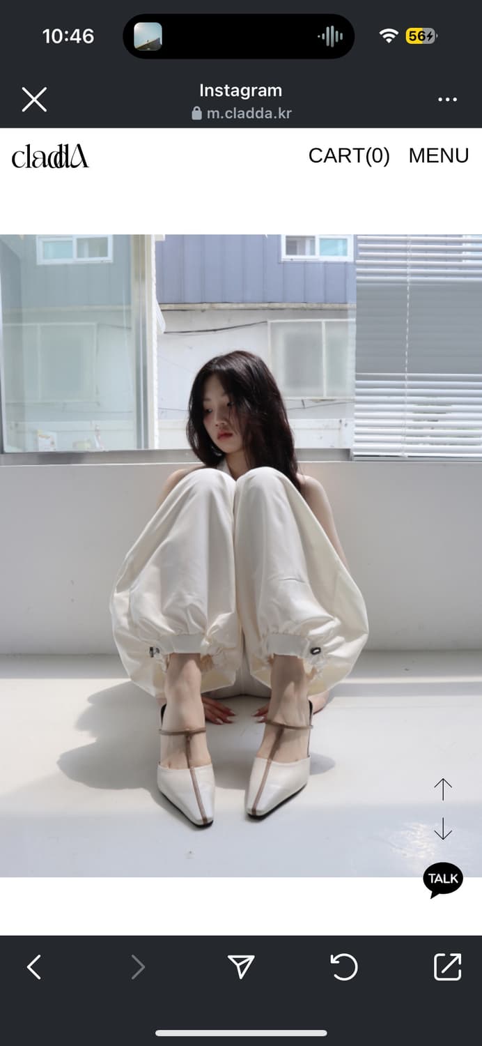 Cladda : l'odeur pants - ivory 상품이미지3