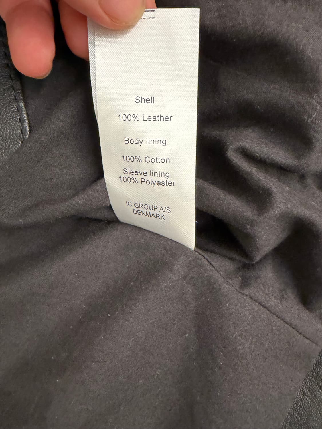 [M] 타이거오브스웨덴 블랙 가죽 라이더 자켓 상품이미지8